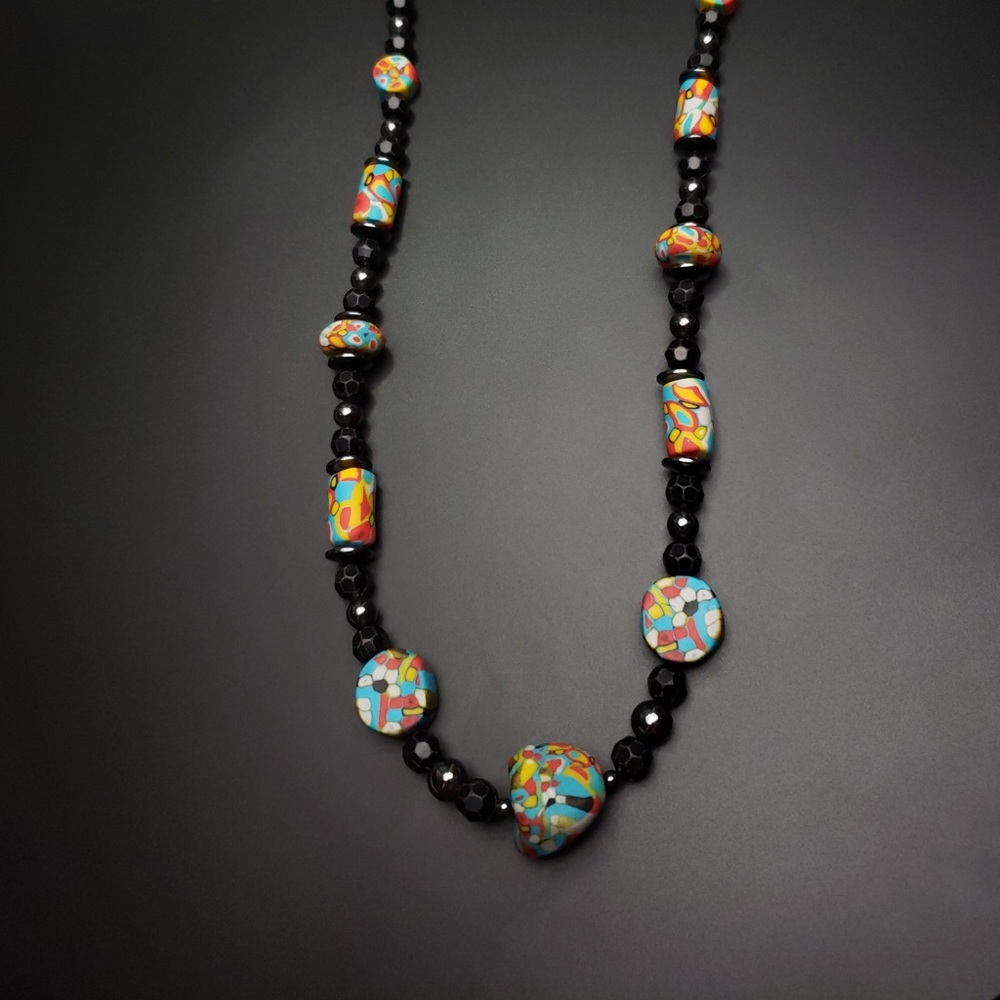 Handmade Beaded Necklace - Picture 2 of 11
